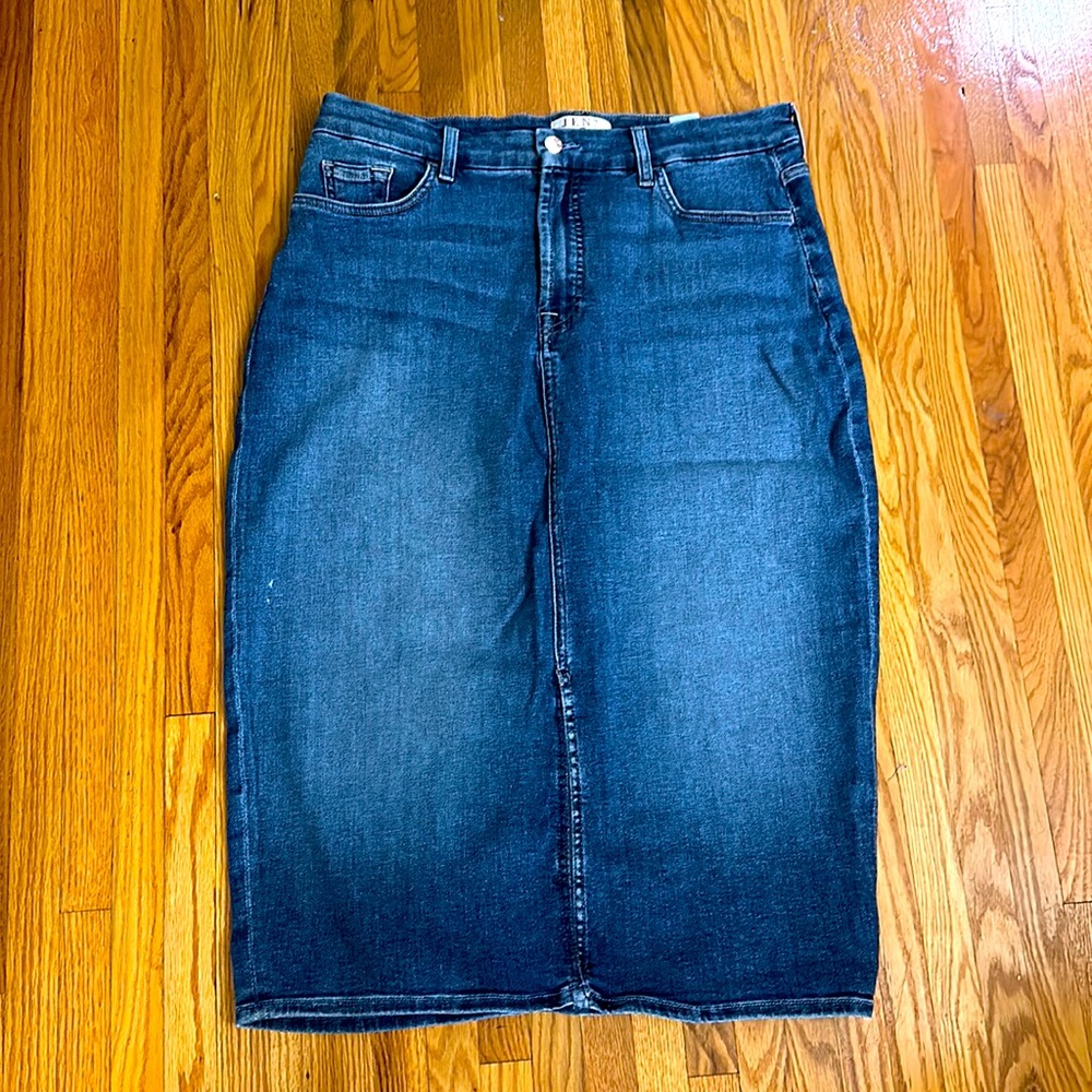 Nwt Jen 7 for 7 For All Mankind  Denim Pencil Skirt